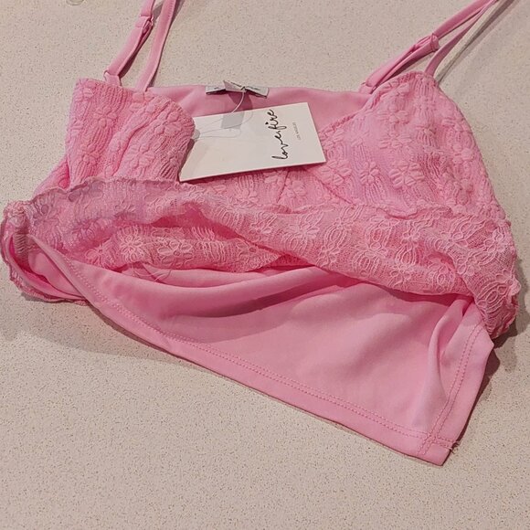 LOT of 3 Love Fire Knit Asymmetrical Tiered Tank Tops Jr.'s Size S/P - Picture 6 of 16